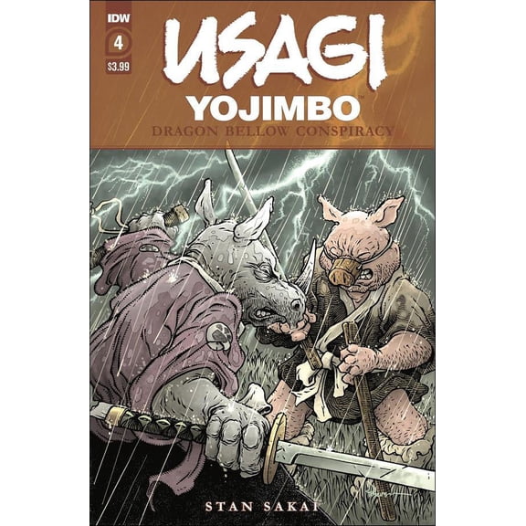 Usagi Yojimbo: The Dragon Bellow Conspiracy #4 VF ; IDW Comic Book