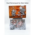 thumbnail image 1 of DUAL REMARQUED Usagi Yojimbo x TMNT Teenage Mutant Ninja Turtle Leonardo 7" Scale Action Figures Collector Set – Autumn Edition, 1 of 13