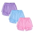 thumbnail image 1 of Usaibhir 3 Pack Toddler Girl Shorts Baby Girls Athletic Short Soft Summer Clothes Size 2-11T, 1 of 5