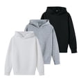 thumbnail image 1 of Usaibhir 3 Pack Toddler Lightweight Hoodie Sweatshirt, Kids Boys Girls Sports Long Sleeve Pullover Tops 3-14T, 1 of 5