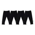 thumbnail image 1 of Usaibhir 4-Pack Girls' Capris Leggings Summer Thin Modal Cotton Kids 3/4 Tights for Kids 3-12 Years, 1 of 3