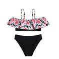 thumbnail image 1 of GYRATEDREAM 5-14 Years Child Girls 2 Piece Bikini Set Swimsuit Teen Girl Bathing Suit, 1 of 7