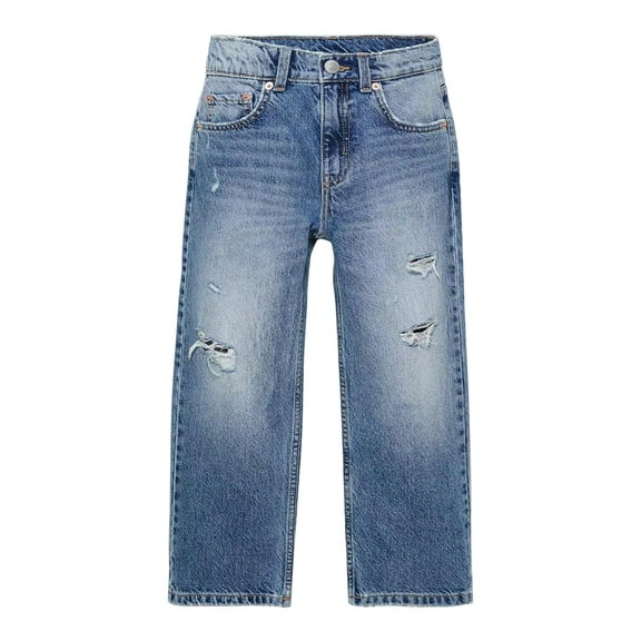 Usaibhir Boys Distressed Jeans, Big Boy & Little Kids Stretch Slim Fit Pants, Ripped Denim Jeans for Boys 2-10 Years