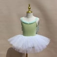 thumbnail image 1 of Usaibhir Girls Leotard Sparkly Tutu Dress Butterfly Decal Skirt Short Sleeve Dance Outfit Gymnastics Costume Dancewear Stage Performance 6-13T, 1 of 3