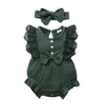 thumbnail image 1 of Usaibhir Newborn Infant Baby Girl Clothes Rompers Summer Jumpsuits Sleeveless Romper Infant Baby Clothes Girl 0-18M, 1 of 7