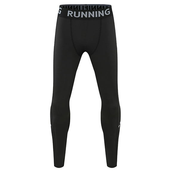 Usaibhir Toddler Boys Compression Leggings Athletic Tights Basketball Compression Pants Sports Base Layer for Soccer 5-12Y
