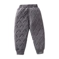 thumbnail image 1 of Usaibhir Toddler Boys Girls Sweatpants Elastic Waist Soft Winter Warm Jogger Pants for 2-8 Years, 1 of 7