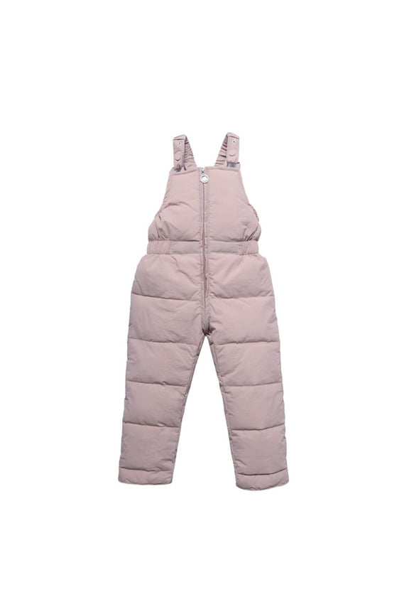 ToddlerBoys&Girls Suspender Snow Bibs Ski Pants Kids Waterproof Insulated Ripstop Snowboard Pants Overalls Snowsuit 1-4 Years