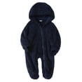 thumbnail image 1 of Usaibhir Unisex Toddler Baby Clothes Winter Coats Cute Infant Jumpsuit Snowsuit Bodysuits Romper for 9M Nvay Blue, 1 of 7