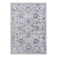 thumbnail image 1 of Usak Collection 5' x 7' Blue/Silver Oriental Distressed Non-Shedding Area Rug, 1 of 6