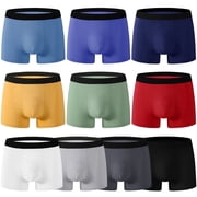 Usavemo 7+3 Bonus Pack Mens Boxer Briefs Breathable Lightweight Underwear for Men Size M