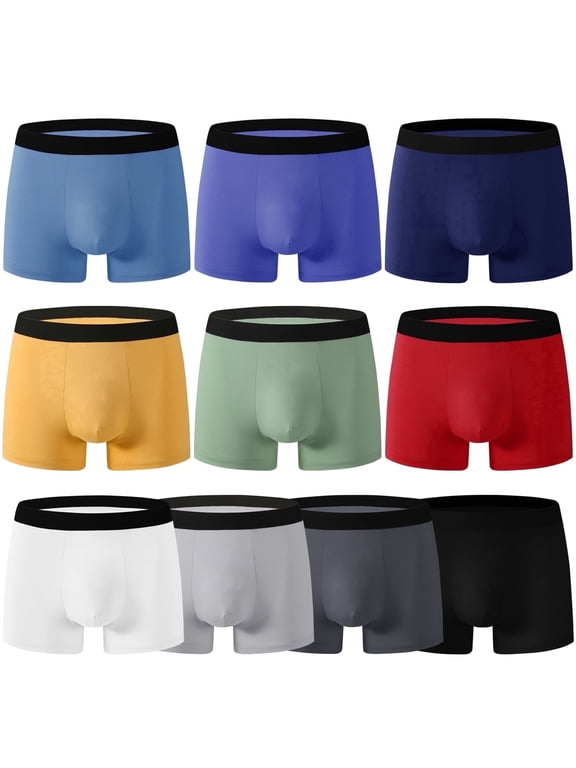 7+3 Bonus Pack Mens Boxer Briefs Breathable Lightweight Underwear for Men Size XXL