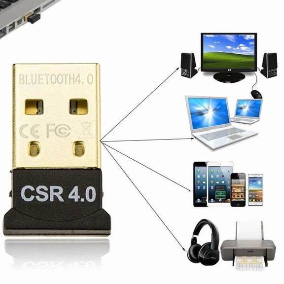 Usb 2.0 Mini Bluetooth 4.0 Csr4.0 Adapter Dongle For Pc Laptop Win Xp Vista 7 8