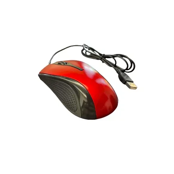 Usb 2.0 Optical Wired Scroll Wheel Mouse For Pc Laptop Notebook Desktop Red Mice