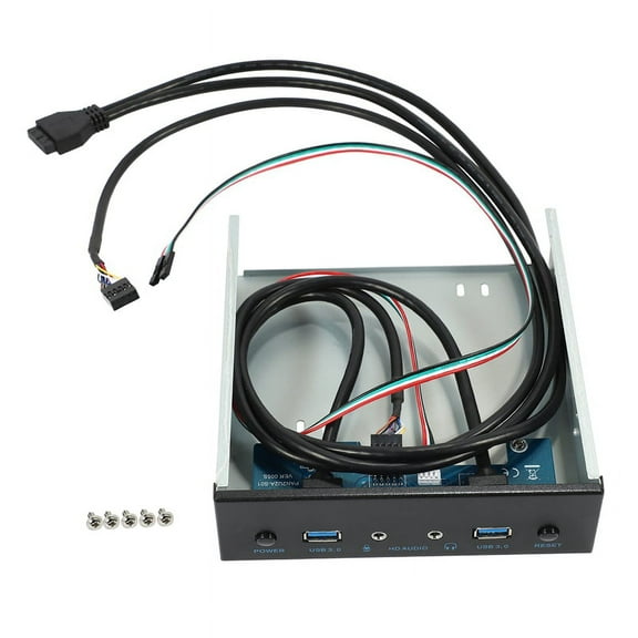 Usb 3.0 2 Port Optical Drive Front Panel Expansion Adapter Usb 3.0 Hub +Hd Audio+Power Switch Button