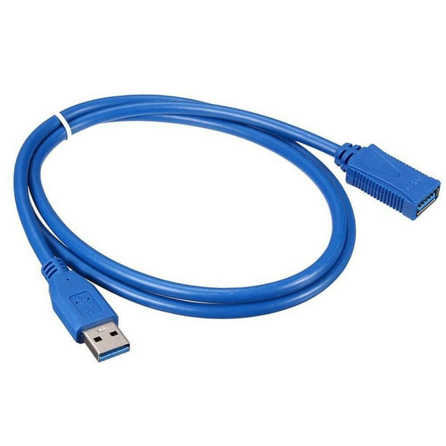 Usb 3 0 extension cord female to male for data transfer pc to laptop