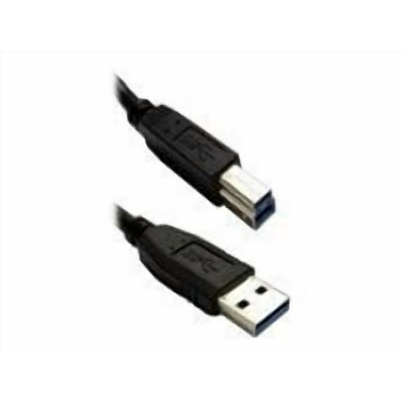 Usb 3.0 Printer Device Cable, Blue, Type A Male To Type B Male, 10 Foot