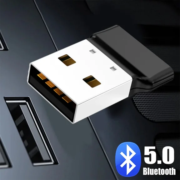 Usb Bluetooth 5.0 Audio Music Transmitter/Receiver Adapter For Pc Laptop