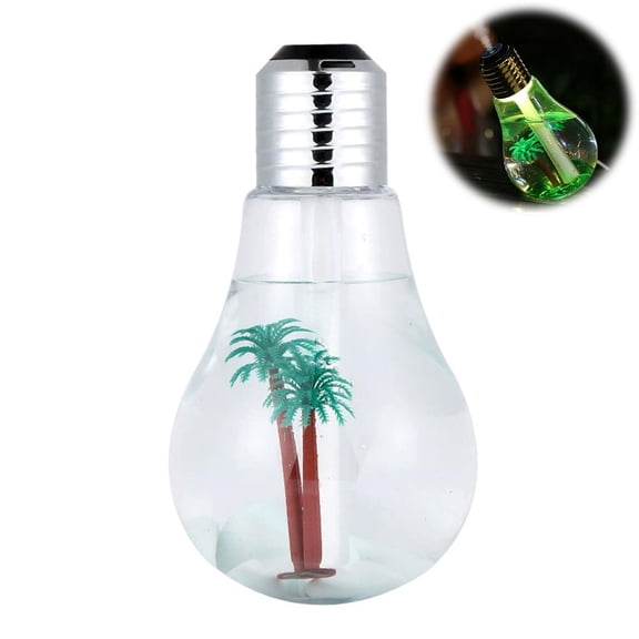 Usb Bulb Humidifier, Mini Led Night Light Bulb Humidifier, Diffuser For H Purifier Atomizer, BulbHumidifier Light