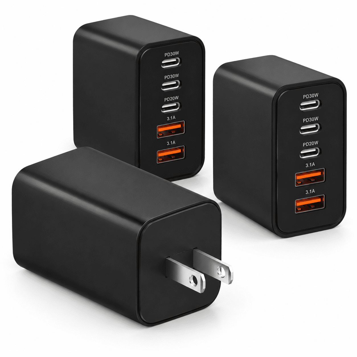 Usb C Block Fast Charging 60wbc Type Wall Plug Cubes - Walmart.com