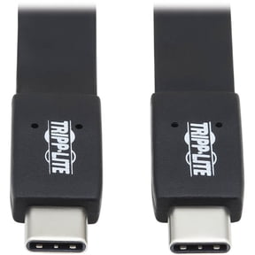Usb C Cable Flat 10 Gbps Mm Black 3Ft