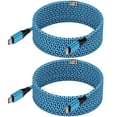 thumbnail image 1 of Usb C Cable 10ft,HopePow 2pack Usb C to Usb C Cable 10ft Nylon Braided Super Long Type C Charger Fast USb Charging Cable 10 Feet Usb C for Samsung High Speed Android Phone Charger Cord Type C,Blue, 1 of 6