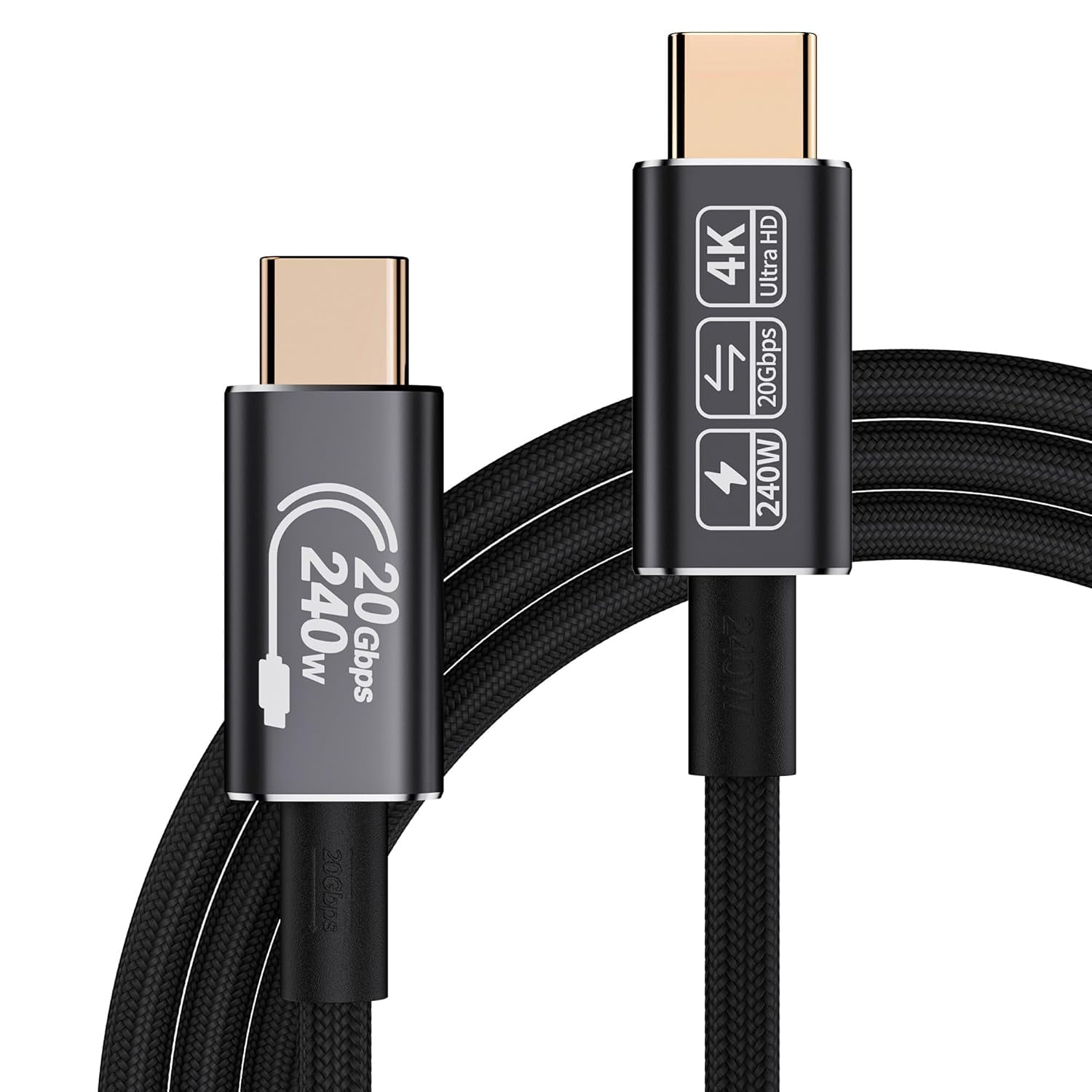 Usb C Cable Video And Power 4K,Type C To Type C Monitor Cable,Usb C 3.2 ...