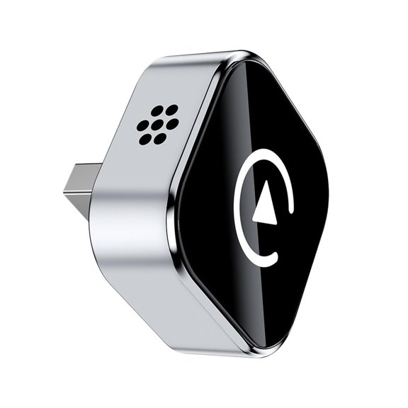 Usb C Outlet Plug, Car Power Adapter, 2In1 Autocarplay Dongle, Android Vehicle Connectivity, 1X Usb Plug, Portable Automotive Hardware, Black Car Accessories, 1 Pc