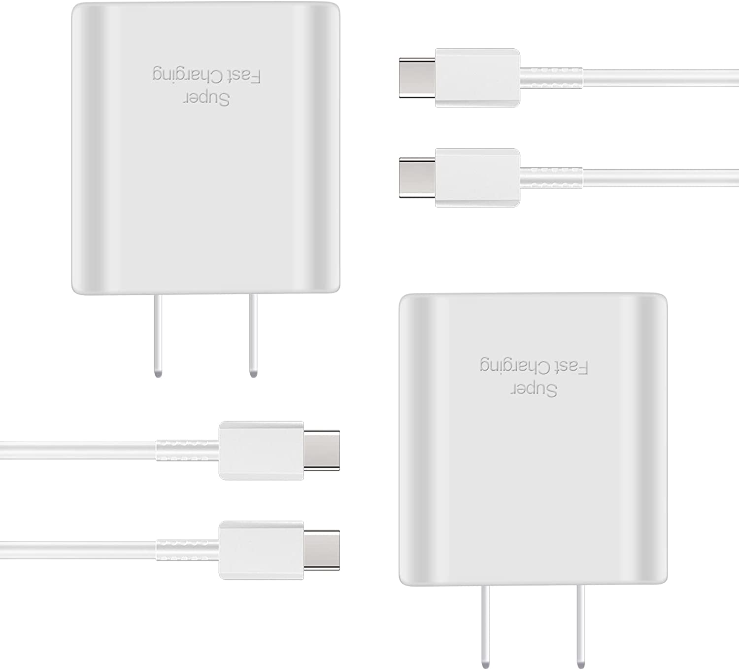 UsbC Super Fast Charging Wall Charger For Samsung Galaxy S22 Ultra/S22