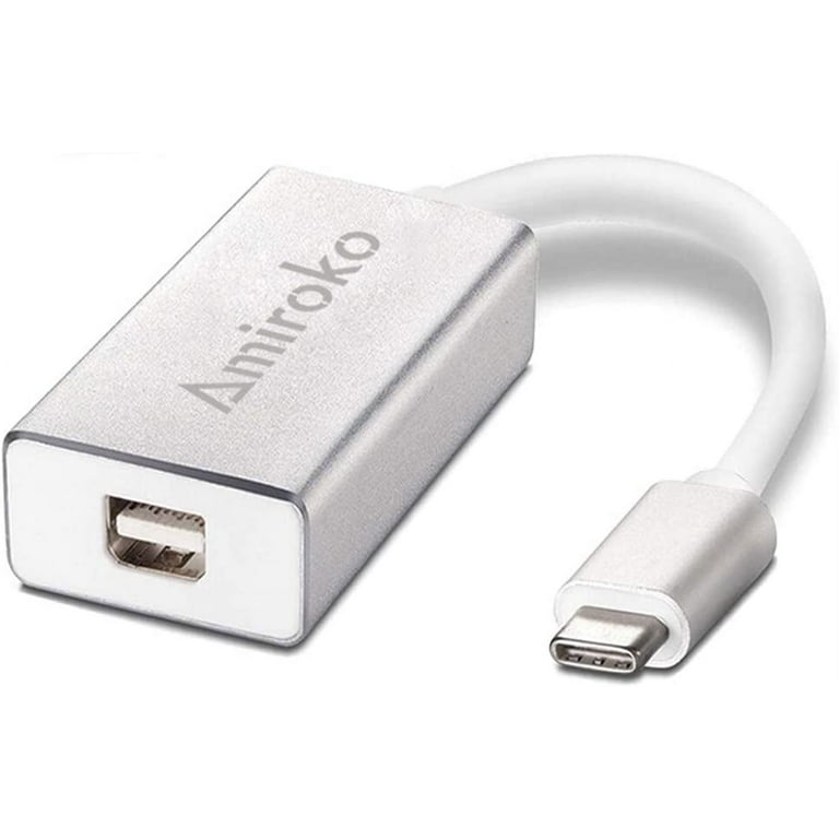 Usb C To Mini Displayport Adapter Usb 3.1 Type C To Mini Dp Adapter Support 4K 1080P Compatible With Macbook Pro Macbook 12