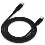 Usb C to Usb C Cables,Type C Cable 6ft,AILKIN USB Type C to Type C Cable Android Type C Charger Charging Cords USB-C Phone Cables,Black