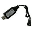 thumbnail image 1 of Usb Charging Cable 7.4v Rc Boat Sm-4p Plug Charging Cable Compatible For Udi001 Rc Speedboat Lithium Battery, 1 of 3