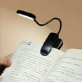 thumbnail image 1 of Usb Clip-On Reading Desk Lamp, intelligent Folding Eye-Care Lamp For Bedroom Dorm, Creative Lamp, Portable Clip Light (Location J2-2), 7.9*3.1in/20*8Cm, Black, 1 of 6
