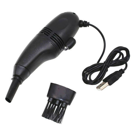 Usb Computer Cleaning Vacuum Cleaner Black, Usb Computer Cleaning Vacuum Cleaner Hand Held Mini Keyboard Cleaning Brush Laptop Usb Vacuum Cleaner