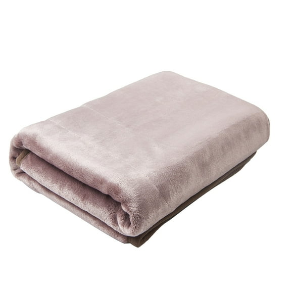 Usb Electric Blanket Single Size Intelligent Temperature Control Soft Plush Lightweight Throw Blanket for Home Dormitory Student Bedroom, 1 Blanket