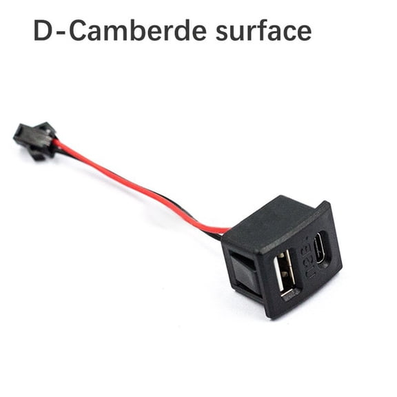 Usb Female Type C Charging Socket Power Socket With Cable Connector Compact And Sleek Design Reliable Power Supply 1 Piece