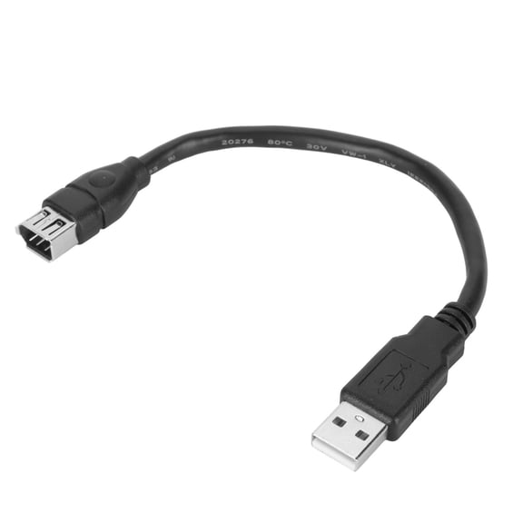 Usb Firewire 1394 6 Pin Female To USB 2.0 AM Adapter Cable Plug And Play Flexible Firewire Digital Camera Cord