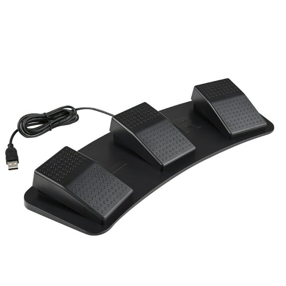 Usb Foot Switch Pedal 3 Pedals Control Keyboard Mouse Simulate Any for Key On Keyboard Combination for Key for HID Switc