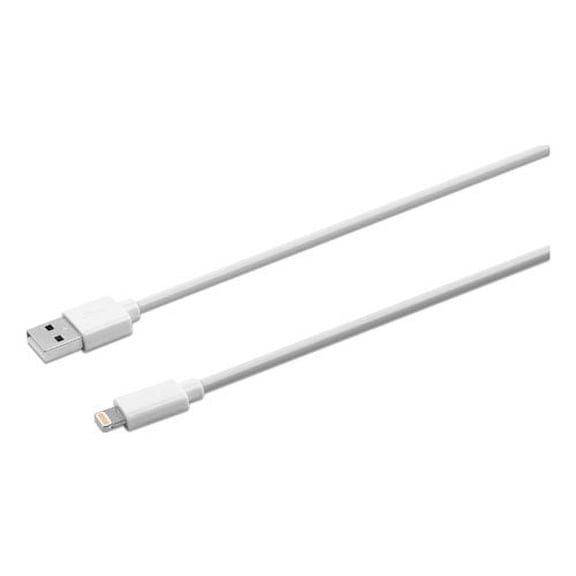 Usb Lightning Cable, 10 Ft, White | Bundle of 2 Each