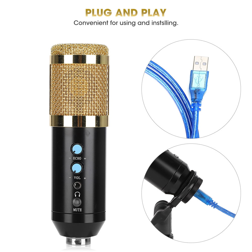 Usb Microphone, Recording Microphone Low Noise Capacitor Builtin