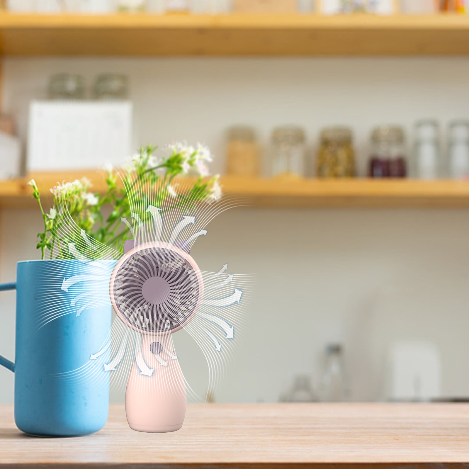 Usb Mini Fan Handheld Fan Rechargeable Hand Fans for Women Portable