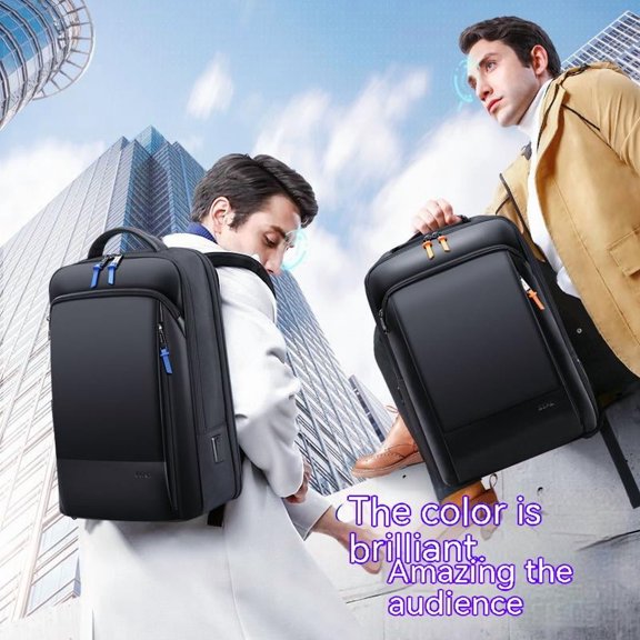 Usb Multi-functional Backpack Men's Large Capacity,Black