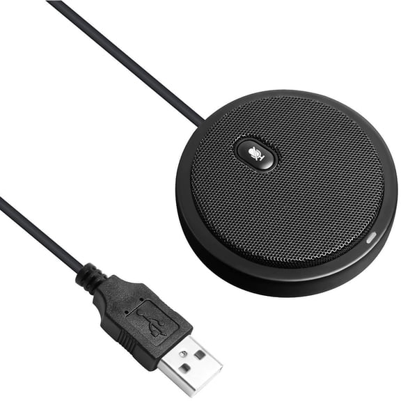 Usb Omnidirectional Microphone 360 Pickup Voice Call Video Conference Webcast