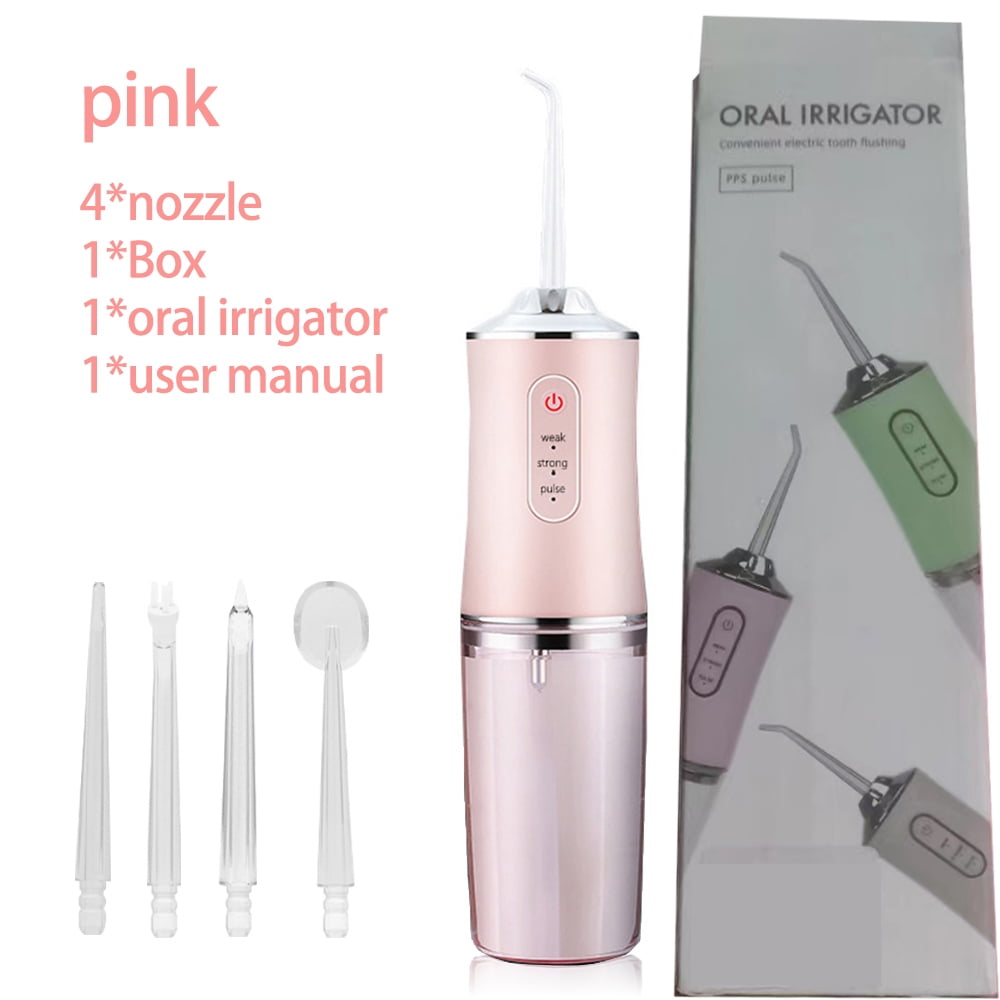 Usb Oral Irrigator Portable Dental Water Flosser Rechargeable Water Jet Floss Tooth Pick 48Jet