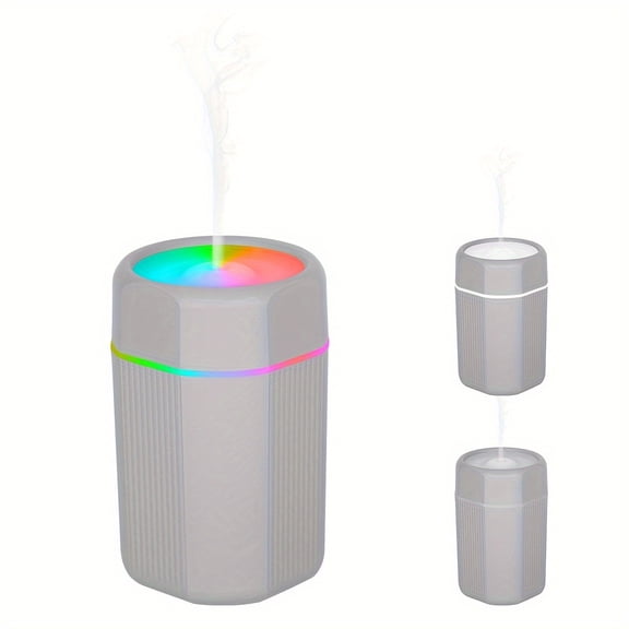 Usb-Powered Essential Oil Diffuser with RGB LED Light, Perfect for Home Or Office Use. Features Three Modes And an Automatic Shut-Off Function When Waterless, Providing Cool Mist for Your Bedroom