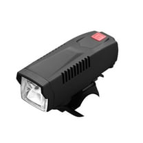 Usb Rechargeable Bike Headlight With Horn Powerful Led Cycling Light For Night Riding Mountain Bicycle Front Lamp Plastic