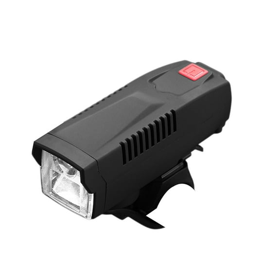 Usb Rechargeable Bike Headlight With Horn Powerful Led Cycling Light For Night Riding Mountain Bicycle Front Lamp Plastic