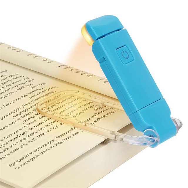 Usb Rechargeable Book Light For Reading In Bed, Brightness Adjustable
