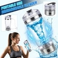 thumbnail image 1 of Usb Rechargeable Mixer Cup, Portable Protein Shaker Bottle With Built In Blender, Wireless Charging For Gym And Travel, 500Ml Capacity, 1 of 6