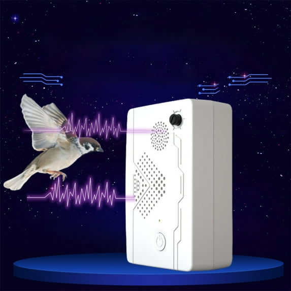 Usb Rechargeable Ultrasonic Bird Repeller Electronic Outdoor Bark Stopper Artifact Orchard Bird Scare Device